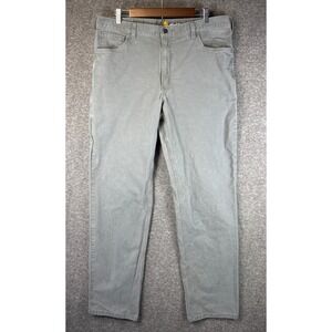 Carhartt Relaxed Fit Straight Leg Jeans Gravel Size 38 Construction Farm Work